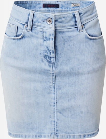 Salsa Jeans Rok in Blauw: voorkant