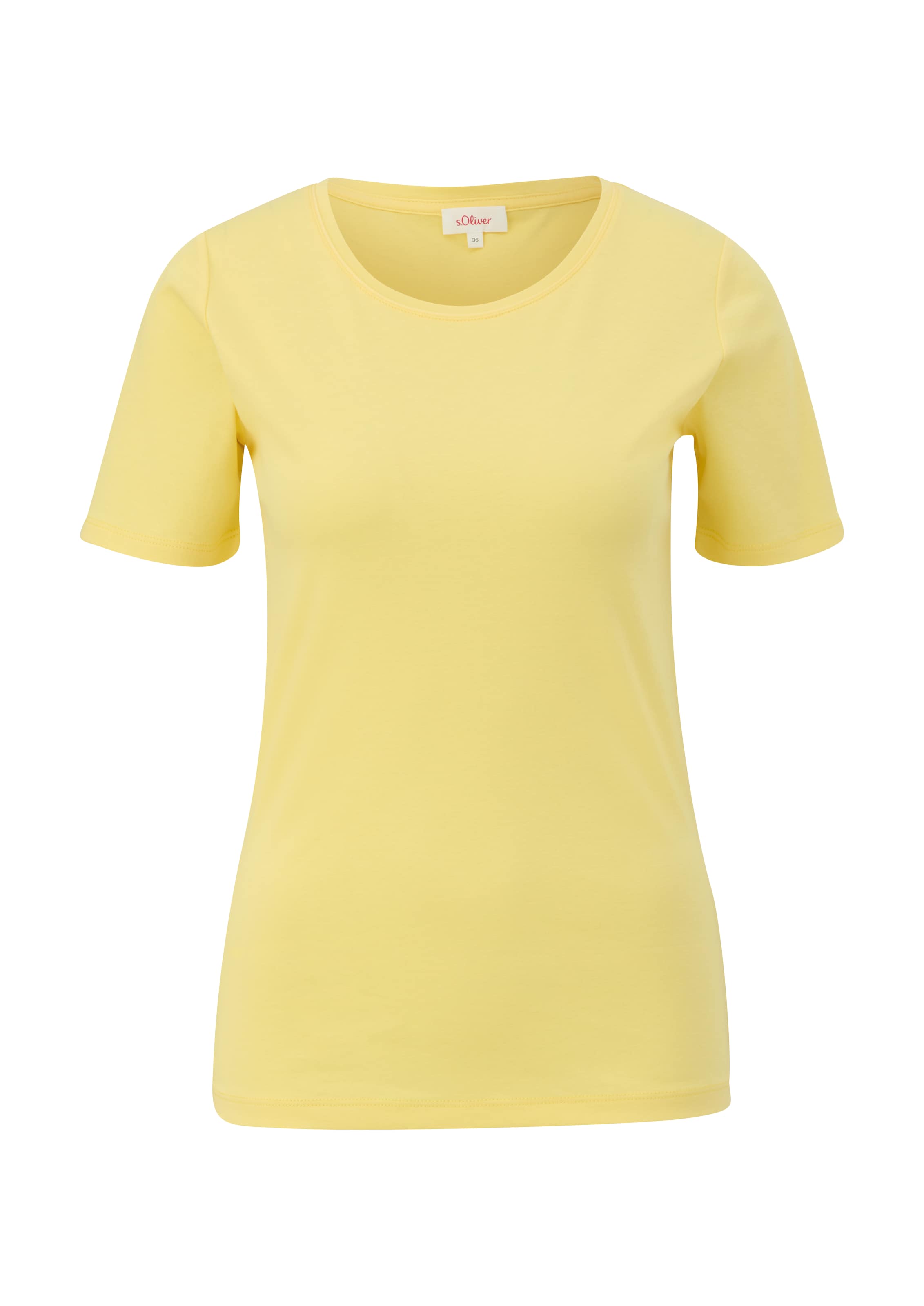 T-shirt s.Oliver en jaune : devant
