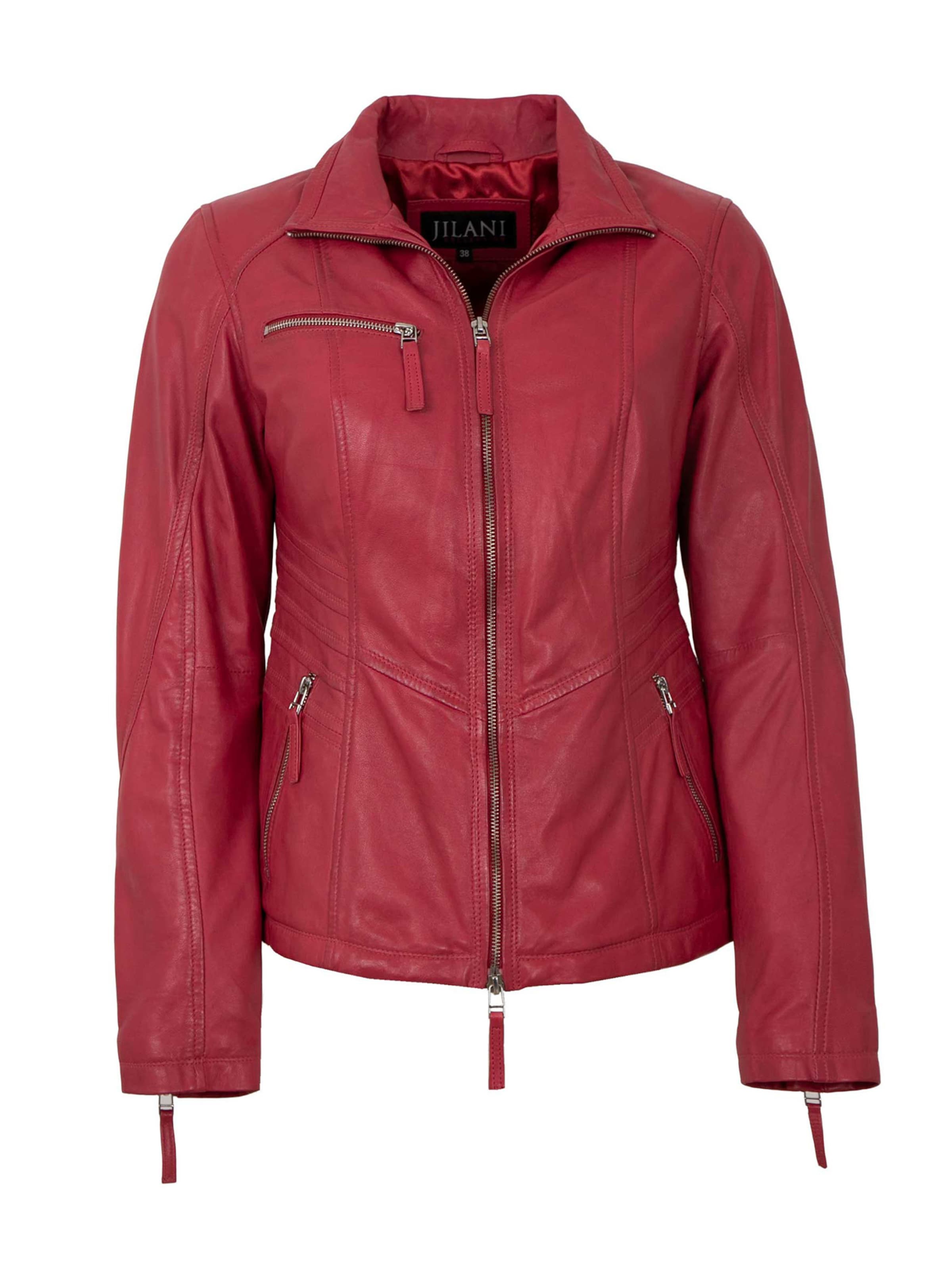 Jilani Between-Season Jacket 'Maura' in Pink: front