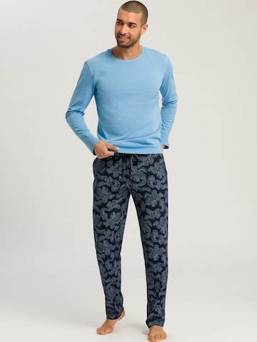 Hanro Pyjamahose ' Night & Day ' in Blau