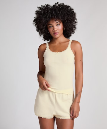 Hunkemöller Schlafshirt in Gelb: Vorderseite