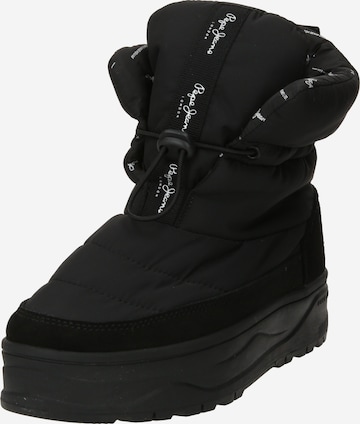 Pepe Jeans - Botas de nieve 'Kore' en negro: frente