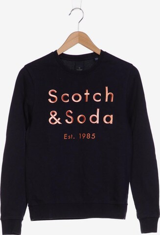SCOTCH & SODA Sweatshirt & Zip-Up Hoodie in S in Blue: front