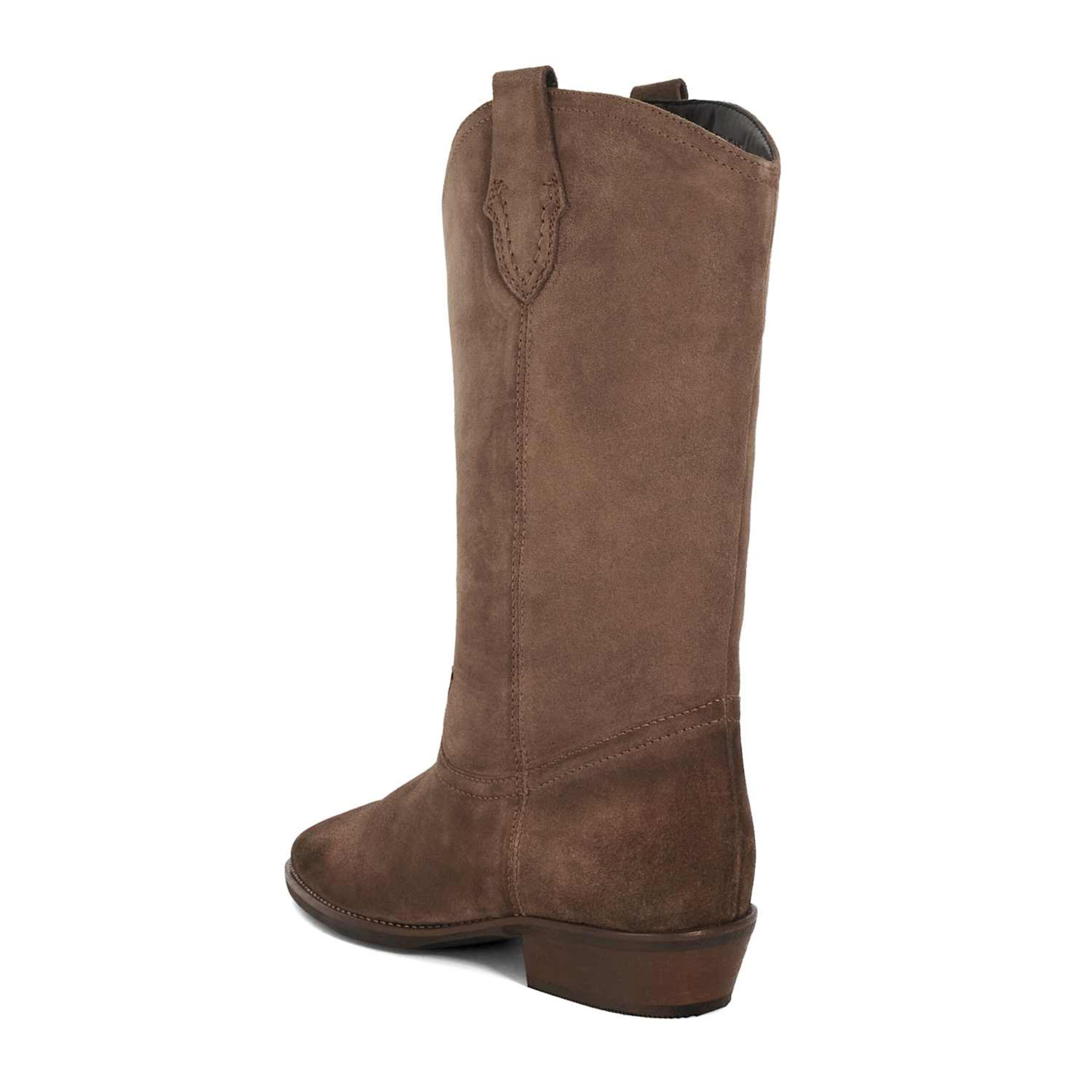 Dune LONDON Cowboystiefel 'Prickles' in Braun