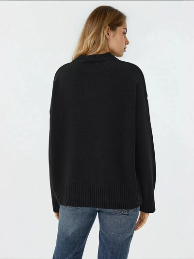 Hiccup Pull-over en S en noir, Vue avec produit