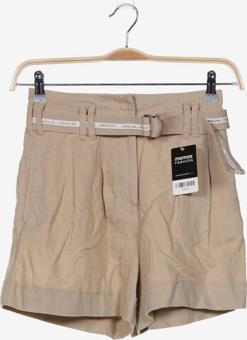 COMMA Shorts in XS in Beige: front