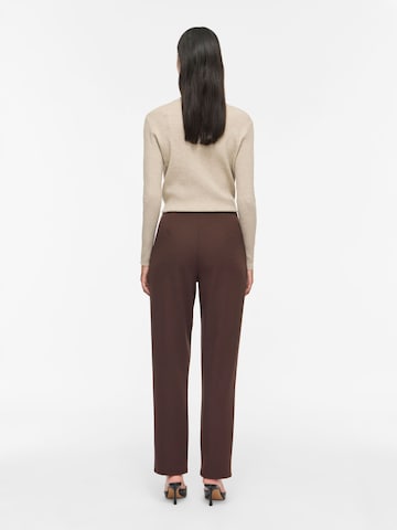VILA Slimfit Broek 'VIClara' in Bruin