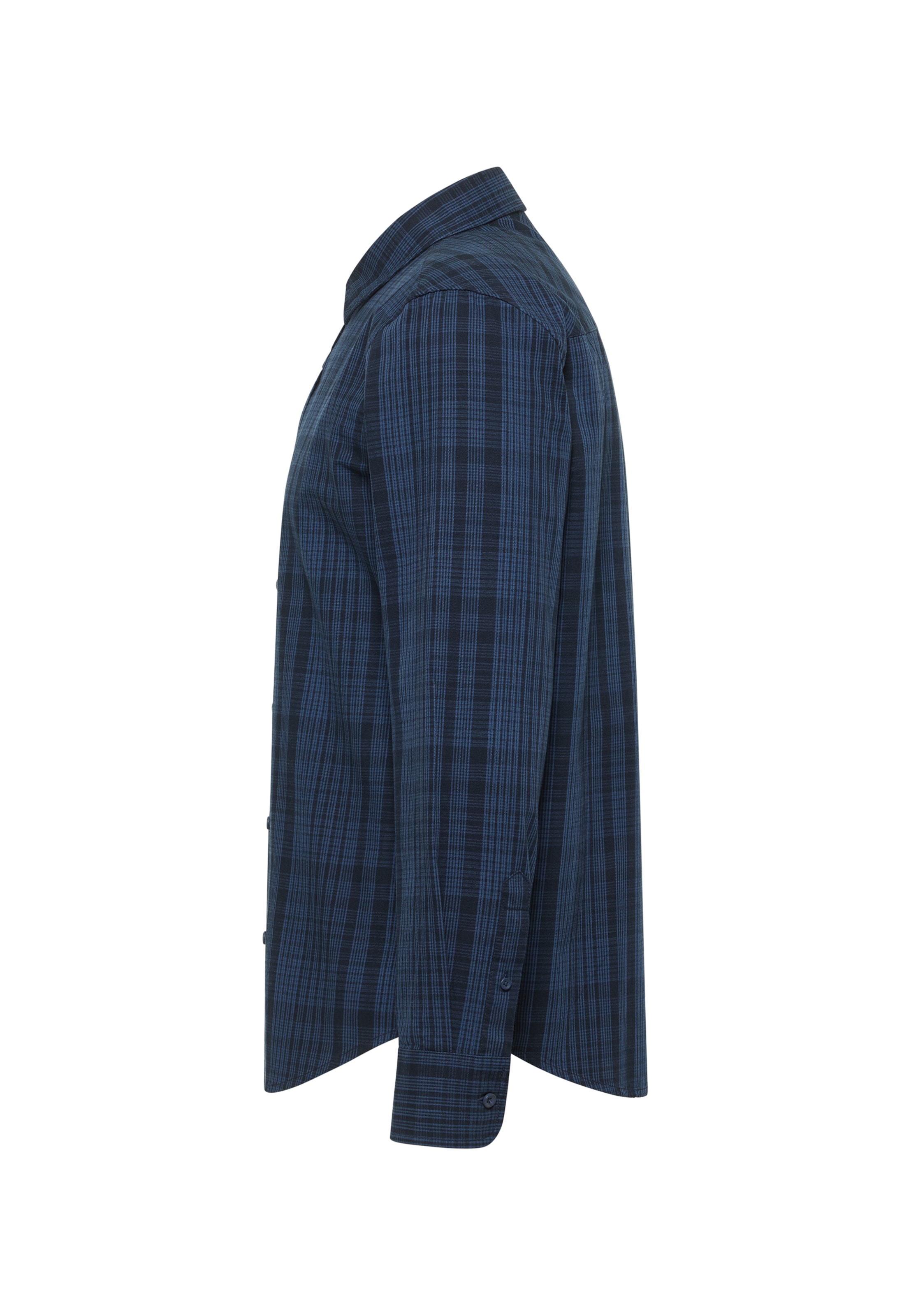MUSTANG Regular fit Button Up Shirt ' Style Elmore ' in Blue