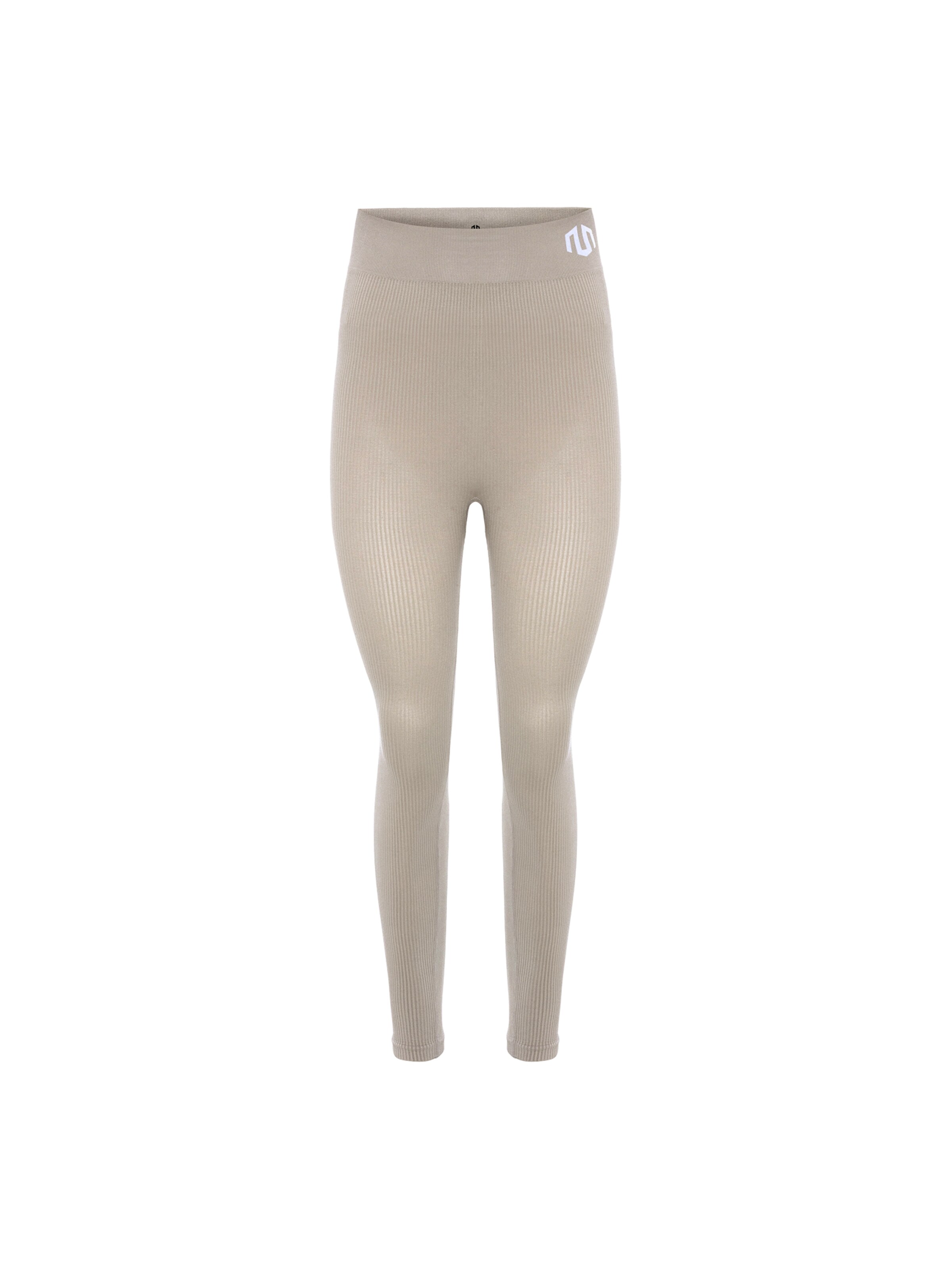 MOROTAI Skinny Sportbyxa 'Naikan' i beige: framsida