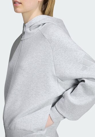 Veste de survêtement 'Soft Lux' ADIDAS SPORTSWEAR en gris
