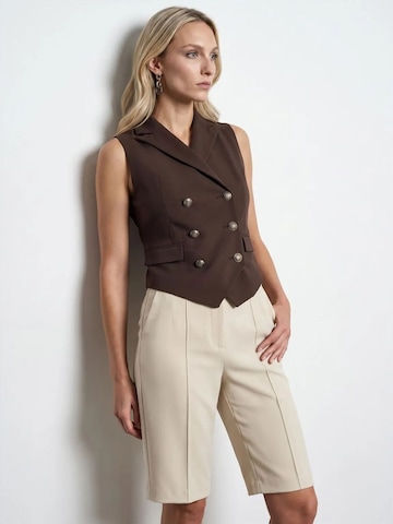 Gilet Dilvin en marron