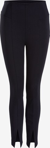 Skinny Jeggings de la SET pe negru: față