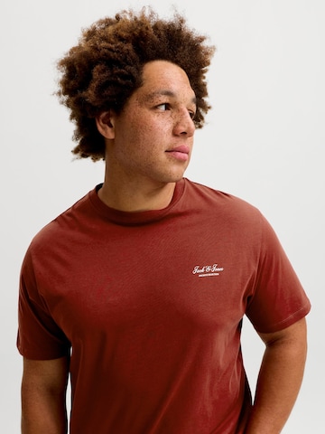 Jack & Jones Plus Shirt 'JJEARCHIVE' in Rood