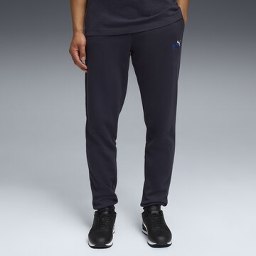 PUMA Tapered Workout Pants 'Essentials No.1' in Blue: front