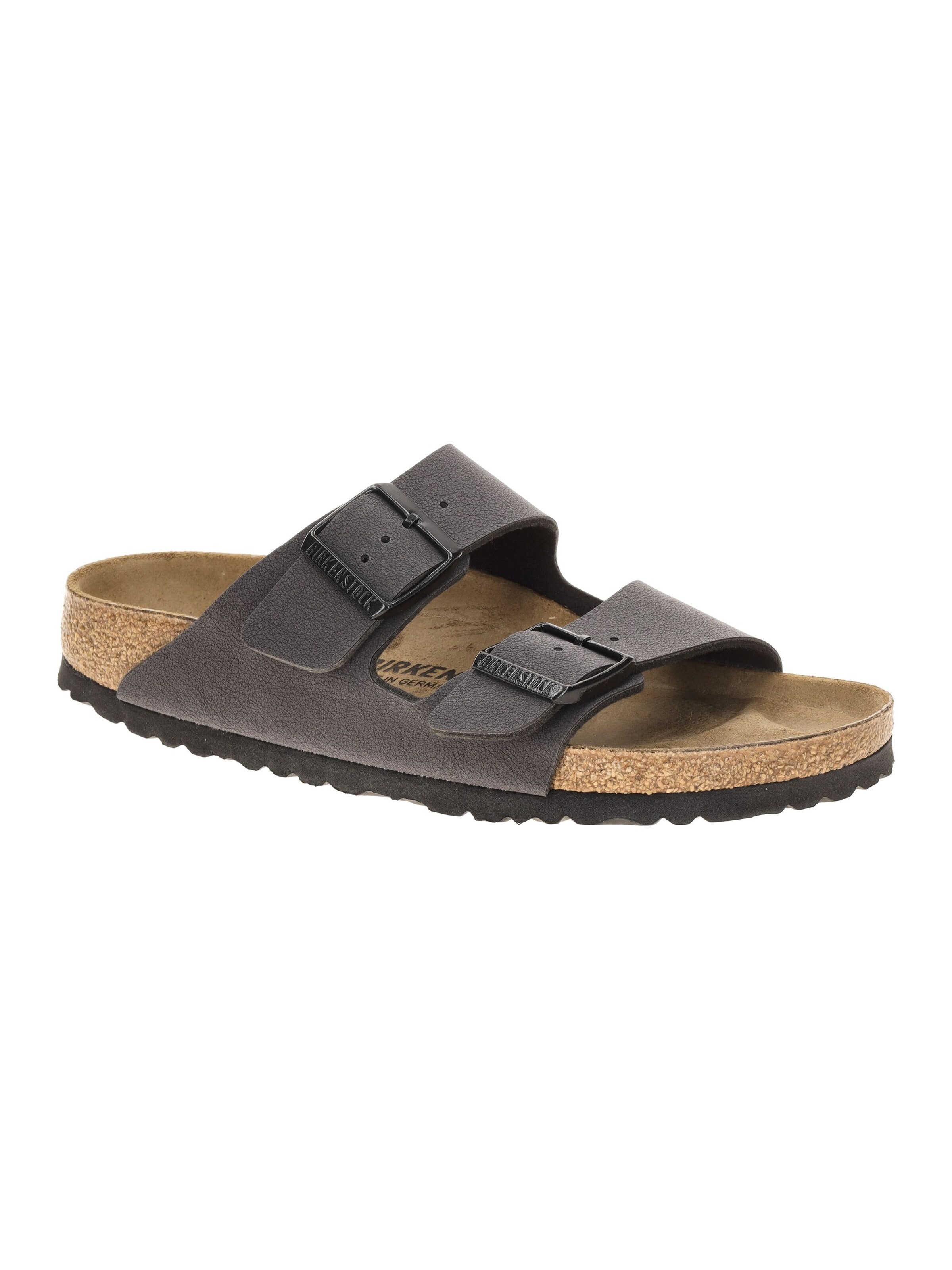 BIRKENSTOCK Mules 'Birkenstock Arizona Pantolette dunkelgrau SCHMAL 1032023' in 36 in Grey, Item view