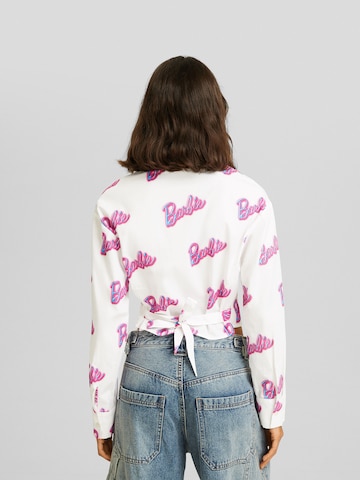 Camicia da donna di Bershka in bianco