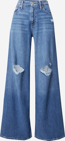GAP Široke hlačnice Kavbojke | modra barva: sprednja stran