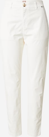 BOSS Orange Püksid 'Tachini', värv valge: eest vaates