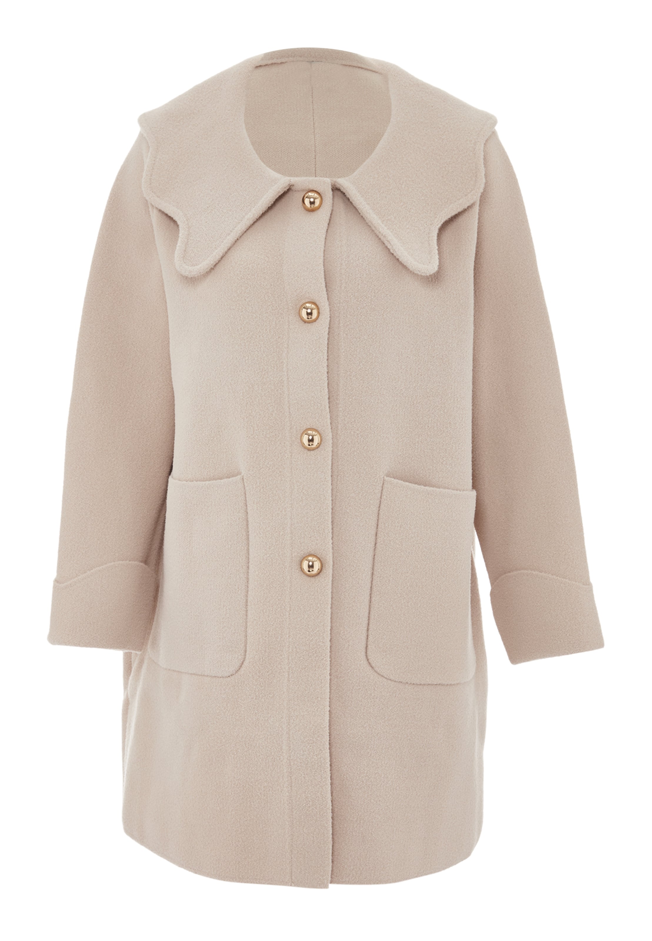 CELOCIA Gebreid vest in Roze: voorkant