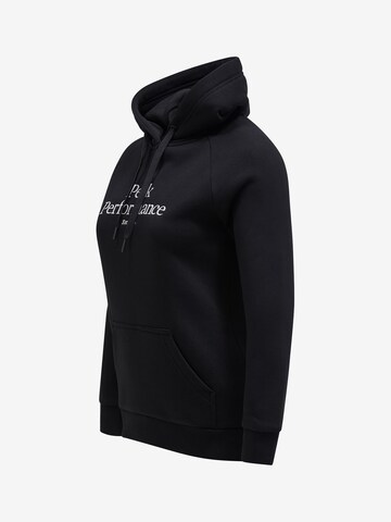 PEAK PERFORMANCE Kapuzensweatshirt W Original Hood in Schwarz