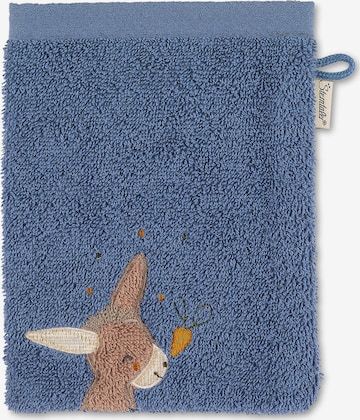 STERNTALER Washcloth 'Emmilius' in Blue: front