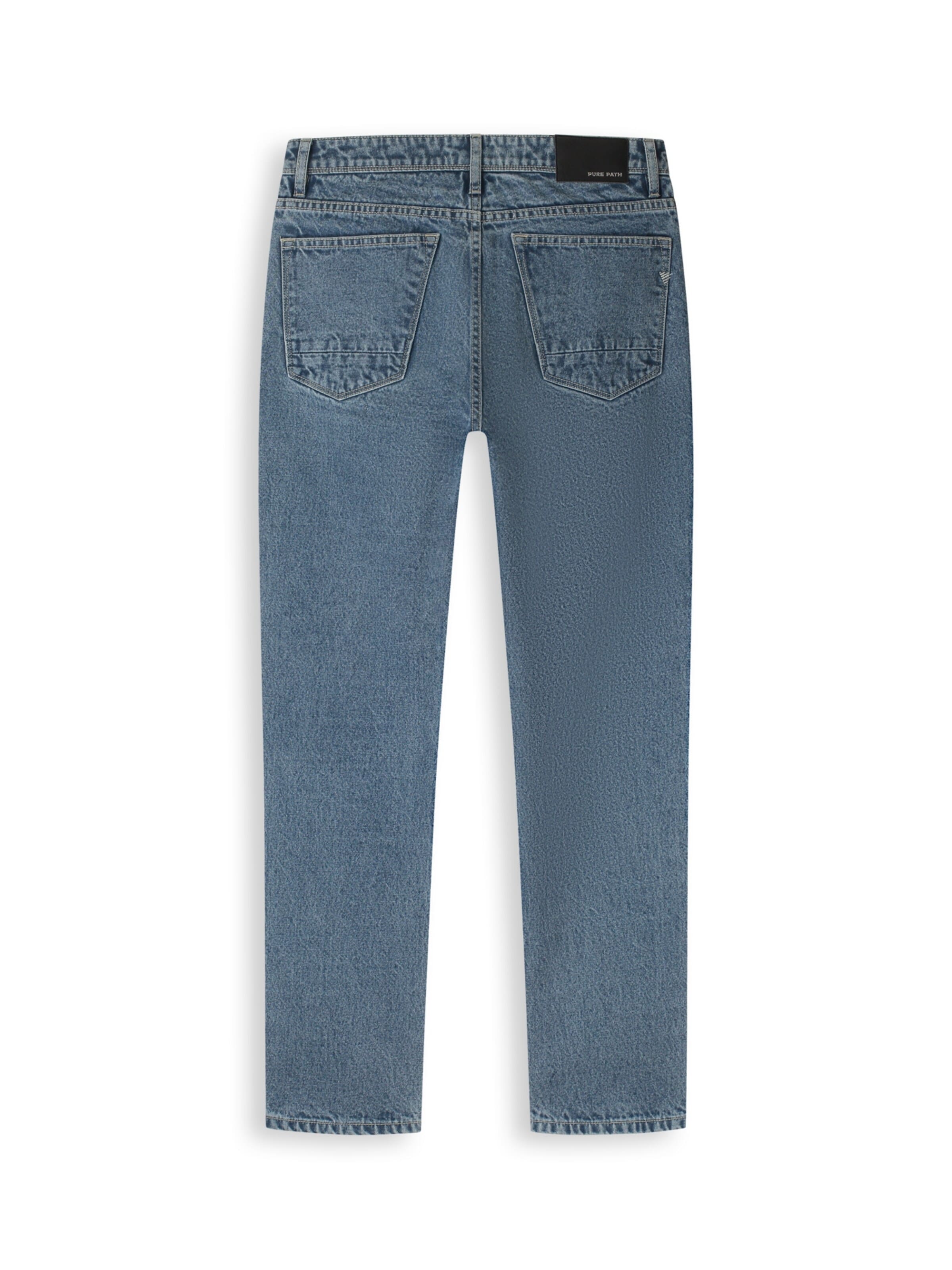 Pure Path Regular Jeans in Blue