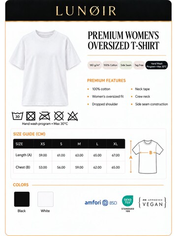 LUNØIR Studio Shirt 'Only Loyalty Rule' in Zwart