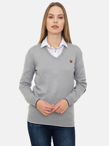 Sir Raymond Tailor Sweater 'Susan' in Grey: front