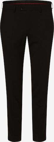 Finshley & Harding London Pleated Pants in Black: front