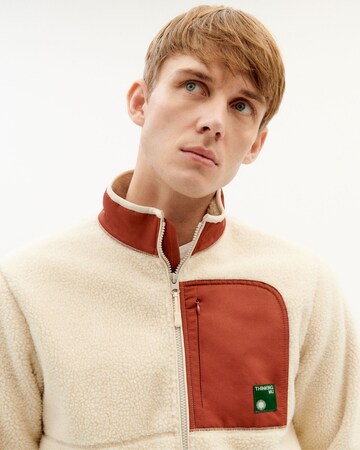 Thinking MU Fleece jacket 'Lewis' in Beige