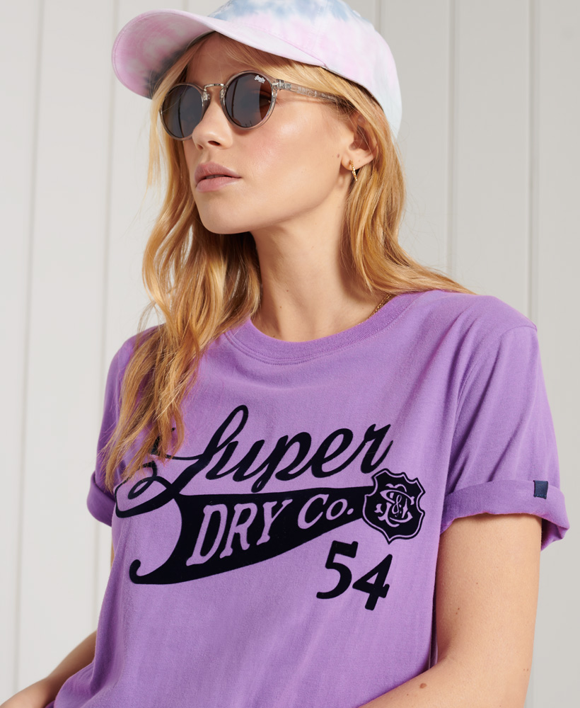 Superdry T-Shirt in Neonlila 