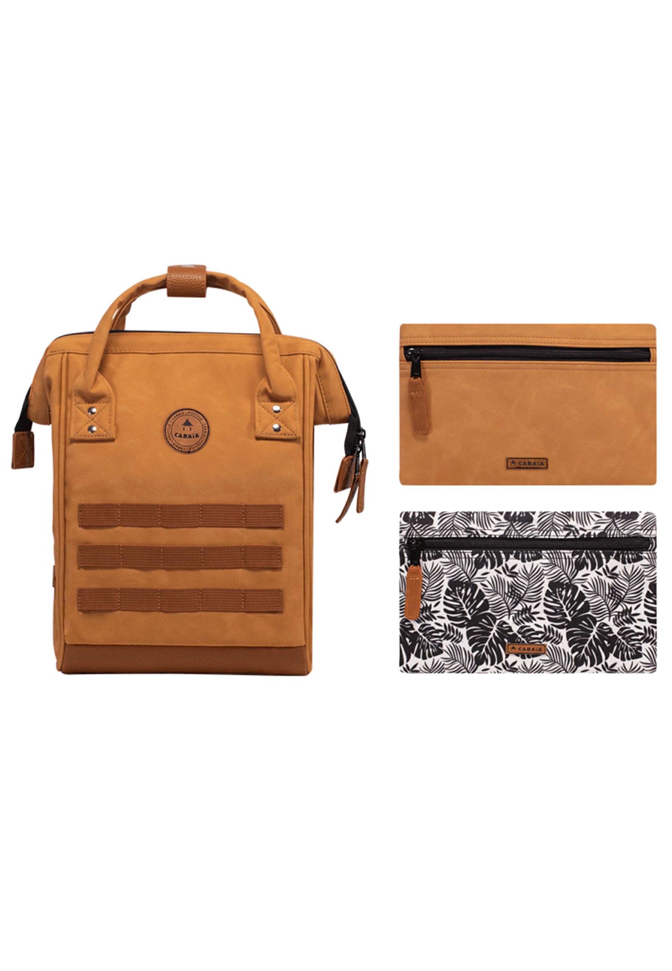 Cabaia Rucksack 'Adventurer' in Braun: Vorderseite