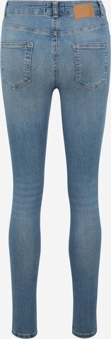 Pieces Tall Skinny Jeans 'DELLY' in Blauw