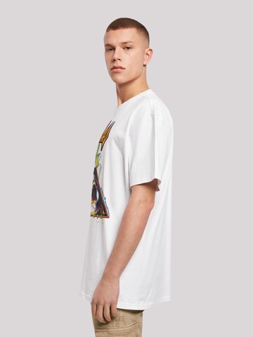 T-Shirt 'Def Leppard Hysteria' F4NT4STIC en blanc