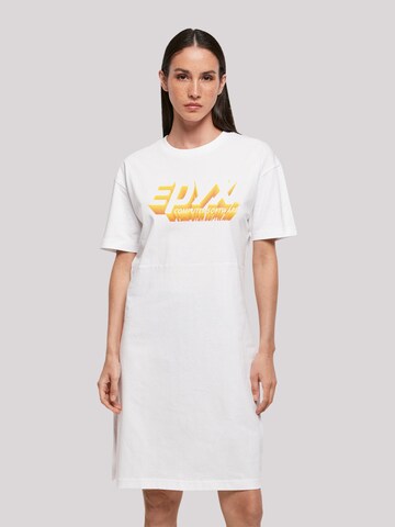 F4NT4STIC Dress 'EPYX Logo 3D' in White: front