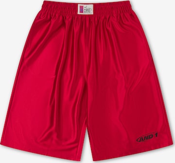 AND1 Loosefit Toiminnalliset housut värissä punainen: etupuoli
