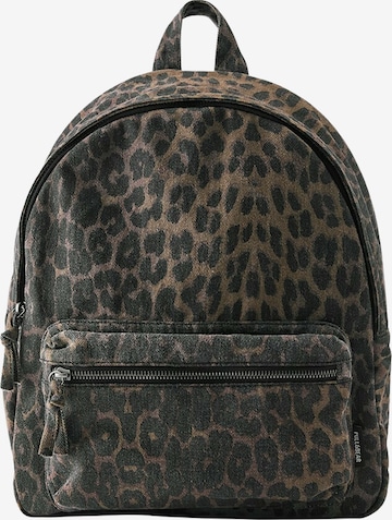 Pull&Bear Rucksack in Braun: Vorderseite