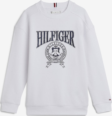 Sweat TOMMY HILFIGER en blanc : devant