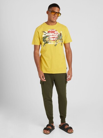 Superdry Bluser & t-shirts 'Tokyo' i gul