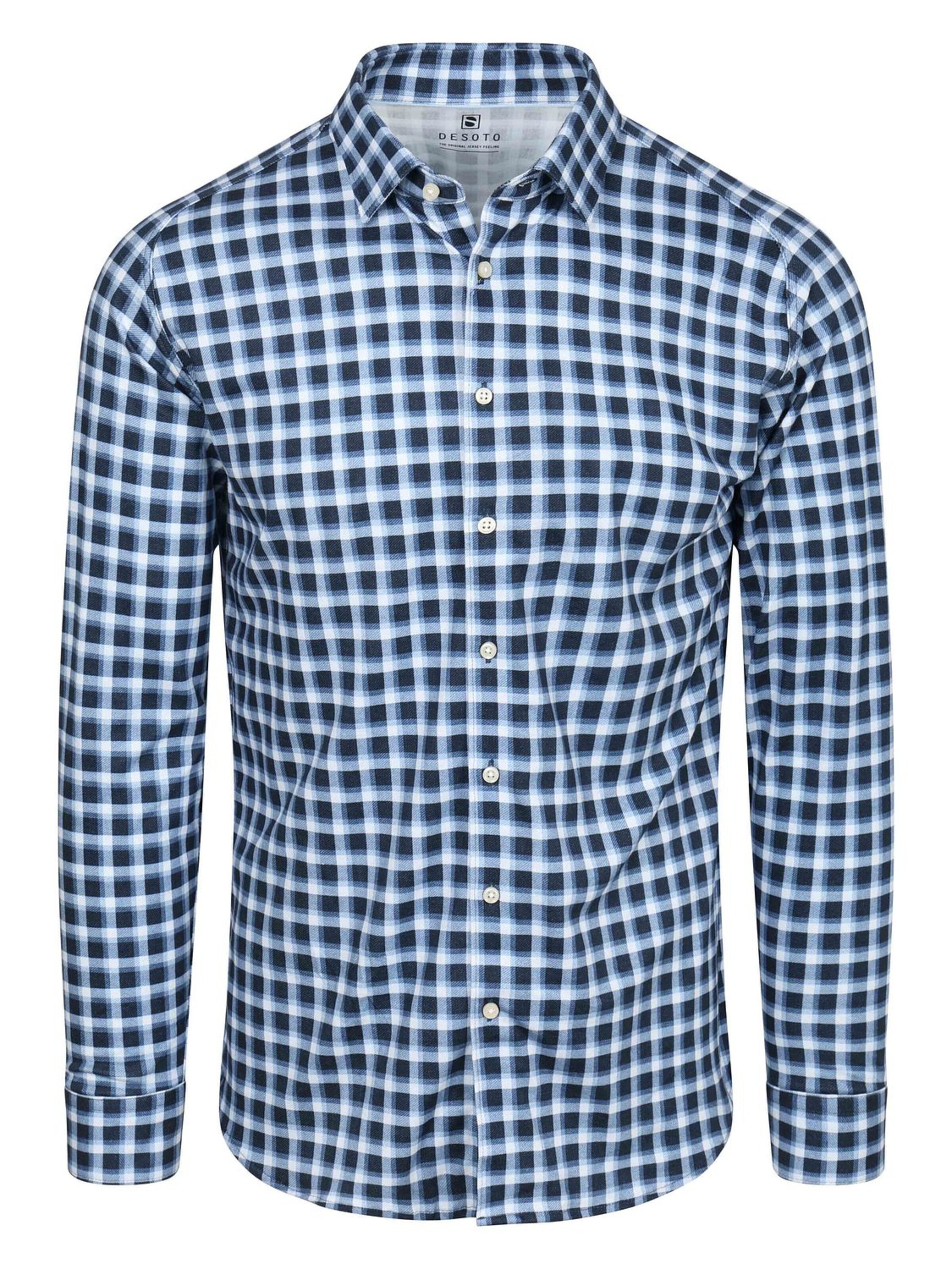 Coupe slim Chemise DESOTO en bleu : devant