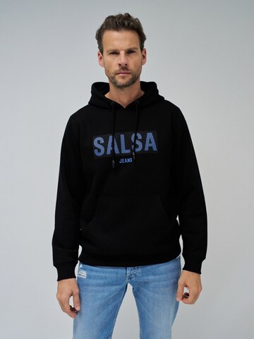 Salsa Jeans Sweatshirt in Schwarz: Vorderseite