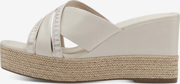 TAMARIS Pantolette i beige