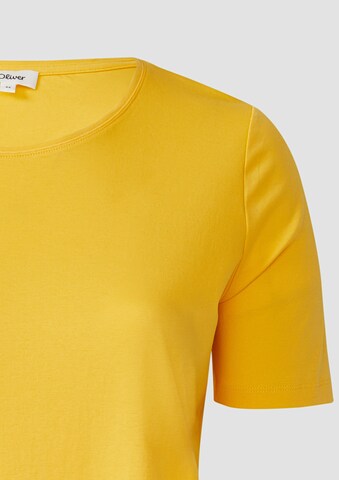 T-shirt s.Oliver en jaune