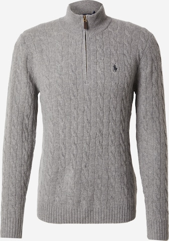 Pull-over Polo Ralph Lauren en gris : devant