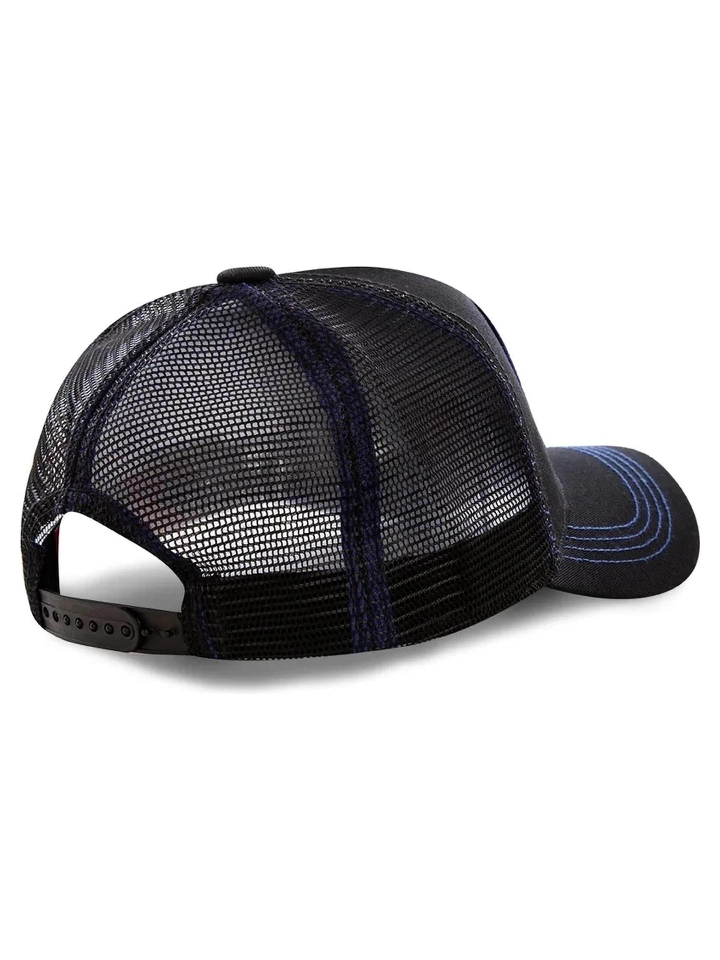 Capslab - Gorra 'Gorra collab negra correcaminos bordado frente trucker visera curva' en negro