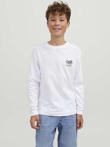 T-Shirt Jack & Jones Junior en blanc : devant