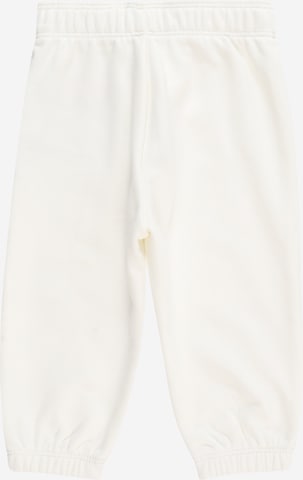 GAP Zwężany krój Spodnie 'NOVELTY' w kolorze biały