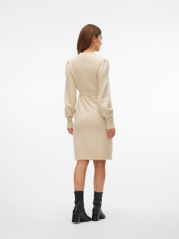 MAMALICIOUS Strikkjole 'MLRaquel' i beige