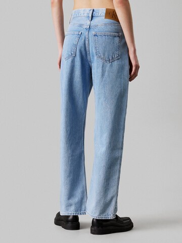Wide Leg Jean Calvin Klein Jeans en bleu