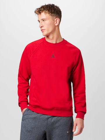 Jordan Athletic Sweatshirt in Red: front